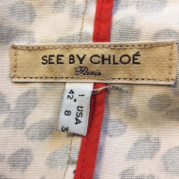 See by Chloe fitted jacket hardly worn 100%cotton - Picture 3 of 8